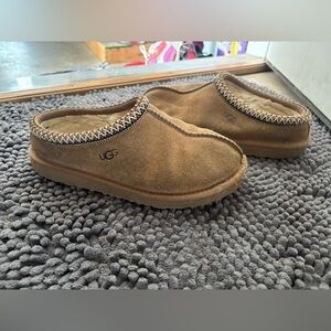 UGG Brown Suede Slip-On Mule Clogs